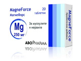 .     Магнезий -MagneForce- 250 mg  Хранителна добавка-Хранителни добавки