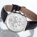 Нов мъжки часовник Haas & Cie, швейцарски, елегантен-Мъжки Часовници