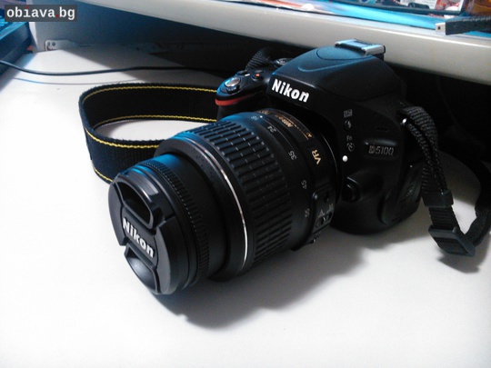 Nikon d5100 18-55 kit + sd карта toshiba 16gb + чанта Никон | Фотоапарати | Варна