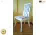 Бял Стол АУРЕЛИО от масивен бук с дамаска по избор | Мебели и Обзавеждане  - Варна - image 0