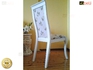 Бял Стол АУРЕЛИО от масивен бук с дамаска по избор | Мебели и Обзавеждане  - Варна - image 1