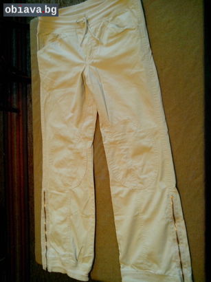 Дамски Панталон Спортен Цвят Бял Размер 36 | Дамски Панталони | Бургас