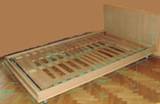 Легло от ПДЧ с дървена подматрачна рамка 130х200-Мебели и Обзавеждане