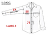 LOGG Риза с дълъг ръкав размер L | Мъжки Ризи  - София-град - image 1