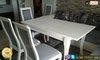 Бяла Трапезарна маса ВАНЕСА и бели столове по поръчка | Мебели и Обзавеждане  - Благоевград - image 1