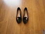 Черни ниски обувки комбинация велур и лак  - 37 номер | Официални Дамски Обувки  - Габрово - image 1