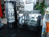 Вертикална витрина за торти  нова цвят черна-Хладилници