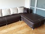 Изгодно! Лукс диван с лежанка от висококачествена еко кожа | Мебели и Обзавеждане  - София-град - image 1
