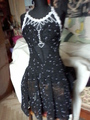 Плетена официална рокля с бледолилаво ламе-Дамски Рокли