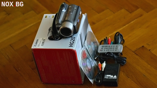 Canon HG20 НОВА FULL HD Видеокамера 60GB Mic-input | Камери | Плевен