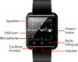Смарт часовник U8 Bluetooth умен блутут часовник крачкомер | Мъжки Часовници  - Добрич - image 1