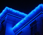 Коледни новогодишни светлини тип завеса 2.7м на 50-60см-Дом и Градина