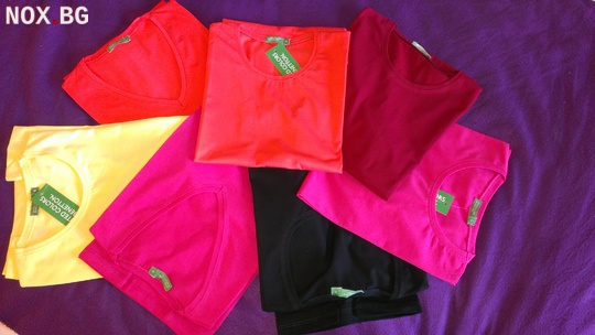 Дамски памучни тениски с къс ръкав United colors of Benetton | Дамски Блузи | Велико Търново