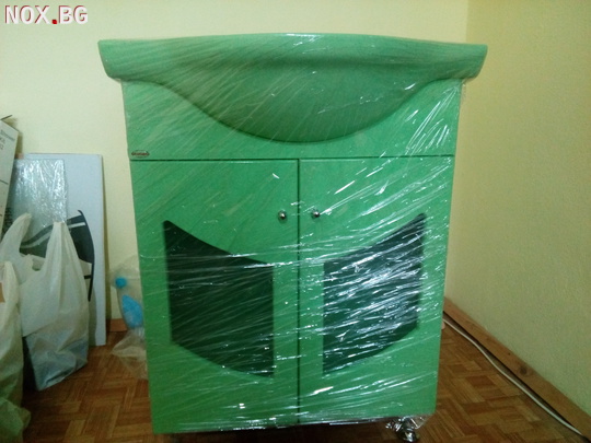 Нова зелена керамична мивка + вграден пвц шкаф | Мебели и Обзавеждане | Варна