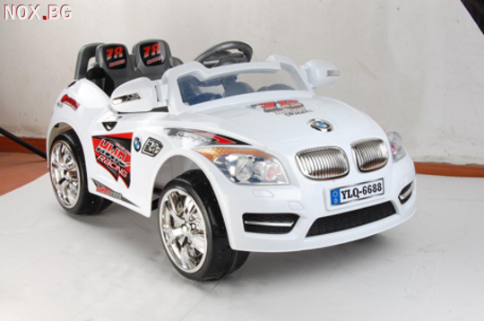 Бяла акумулаторна кола BMW R - 12V | Играчки и Хоби | София-град