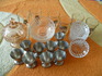 Стари стъклени водни чаши комплект ретро чашки за ракия купи | Колекции  - Добрич - image 6