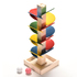Образователна Детска дървена играчака Монтесори Дърво Пирами | Детски Играчки  - Добрич - image 9