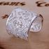 Дамски пръстен Сърца с камъчета сребърно покритие 925 масиве | Пръстени  - Добрич - image 1