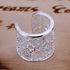 Дамски пръстен Сърца с камъчета сребърно покритие 925 масиве | Пръстени  - Добрич - image 2