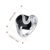 Дамски пръстен Черни вълни сребърно покритие 925 | Пръстени  - Добрич - image 2