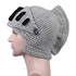 Плетена сива зимна шапка Рицар гладиатор забавна мъжка шапка | Мъжки Шапки  - Добрич - image 0
