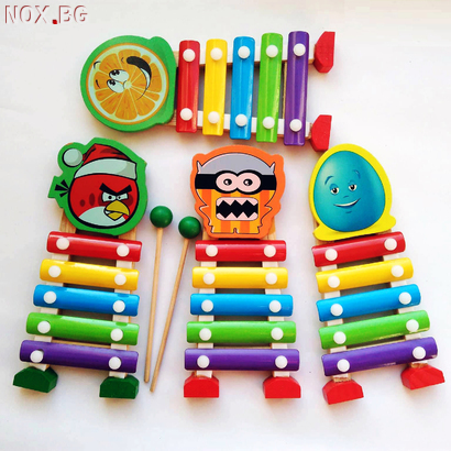 Детска музикална играчка ксилофон 5 тона | Детски Играчки | Добрич