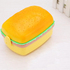 Детска кутия за храна с форма на хамбургер с 3 прегради | Аксесоари  - Добрич - image 2