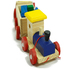 Дървен влак с вагони и строителни цветни блокчета | Детски Играчки  - Добрич - image 5