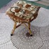 Малка кръгла масичка плетена табуретка с кошници е декор за | Дом и Градина  - Добрич - image 3