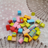 Дървени блокчета Монтесори пъзел цветни строителни кубчета | Детски Играчки  - Добрич - image 6