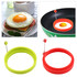 Комплект от 2 броя кръгла силиконова форма за пържени яйца | Дом и Градина  - Добрич - image 0