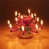 Музикална свещ Лотос за рожден ден с 14 броя свещички | Аксесоари  - Добрич - image 1