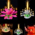 Музикална свещ Лотос за рожден ден с 14 броя свещички | Аксесоари  - Добрич - image 5