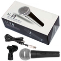 Жичен вокален микрофон за караоке или озвучаване М58-Микрофони