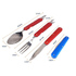Комплект туристически сгъваеми прибори за къмпинг нож вилица | Спортни Съоръжения  - Добрич - image 7