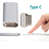Магнитен микро USB адаптер с накрайник за зареждане Type C | Адаптети  - Добрич - image 0