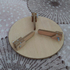 Малка кръгла масичка сгъваема бамбукова стойка на три крака | Мебели и Обзавеждане  - Добрич - image 1