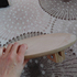 Малка кръгла масичка сгъваема бамбукова стойка на три крака | Мебели и Обзавеждане  - Добрич - image 5