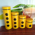 Кухненски стъклени буркани за съхранение на подправки сухи х | Дом и Градина  - Добрич - image 0