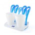 Органайзер поставка за четки за зъби и паста и две чаши | Дом и Градина  - Добрич - image 1