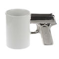 Забавна чаша за чай с дръжка пистолет чаша за подарък за мъж-Дом и Градина