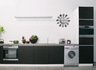 3D стенен кухненски часовник с вилица лъжица домашен декор п | Дом и Градина  - Добрич - image 2
