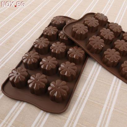 Силиконова форма за шоколадови бонбони сладки декорация разл | Дом и Градина | Добрич