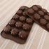Силиконова форма за шоколадови бонбони сладки декорация разл | Дом и Градина  - Добрич - image 0