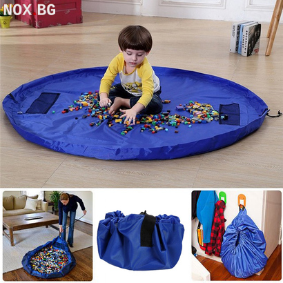 Сгъваемо килимче за игра чанта органайзер за детски играчки | Аксесоари | Добрич