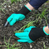 Работни градински ръкавици с нокти за копаене садене | Дом и Градина  - Добрич - image 7