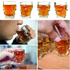 Стъклени шот чаши череп чашки за ракия 4бр/компл. шотове нес | Дом и Градина  - Добрич - image 3
