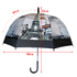 Автоматичен дамски чадър за дъжд стил Paris 8 ребра 80см диа | Други Аксесоари  - Добрич - image 9
