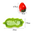 Комплект керамични солници ягоди на поставка листо Солнички | Дом и Градина  - Добрич - image 2