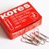 517 Кламер Kores, 28mm, 100 броя в кутия, метални кламери | Дом и Градина  - Добрич - image 0